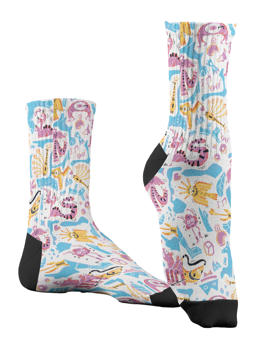 Socquettes sublimée-poupet