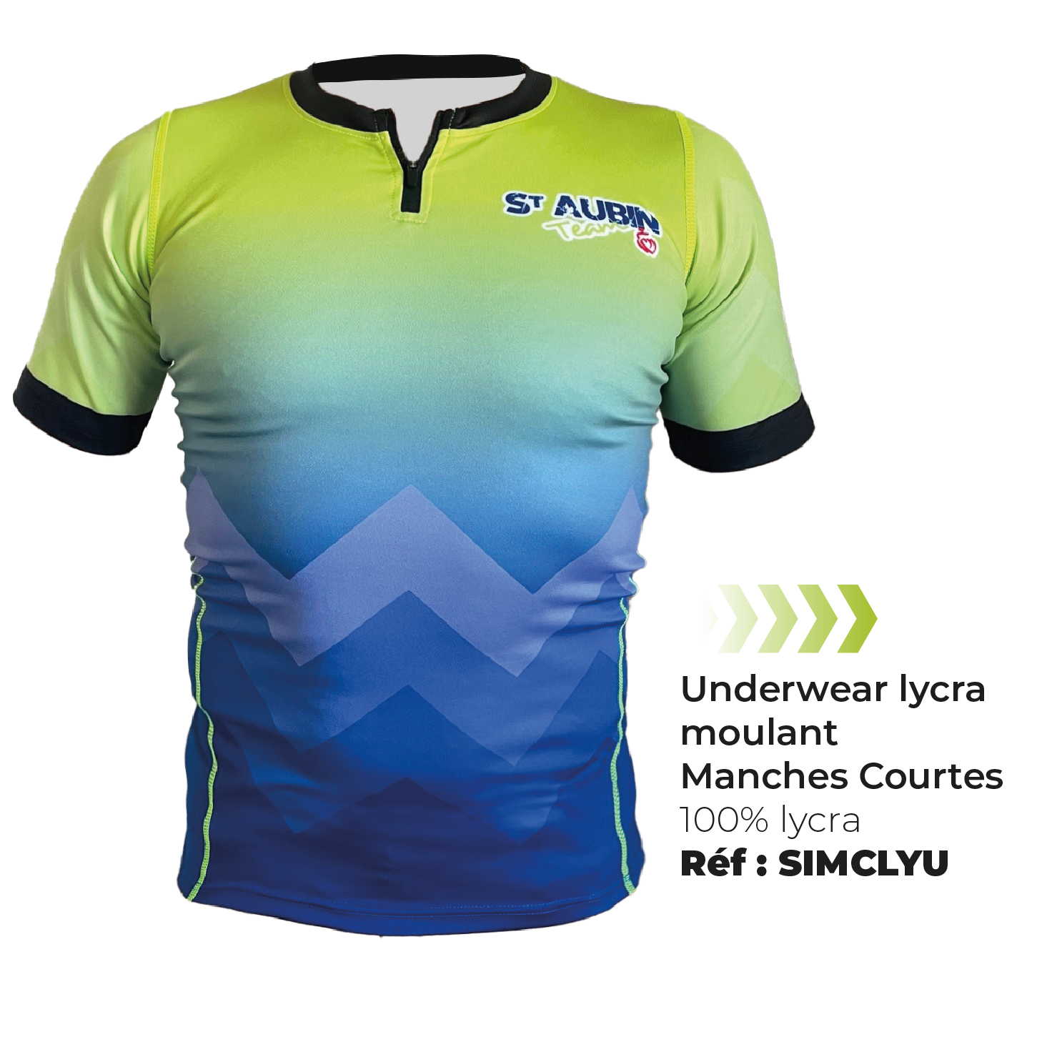 Underwear-running-cyou-manches courtes
