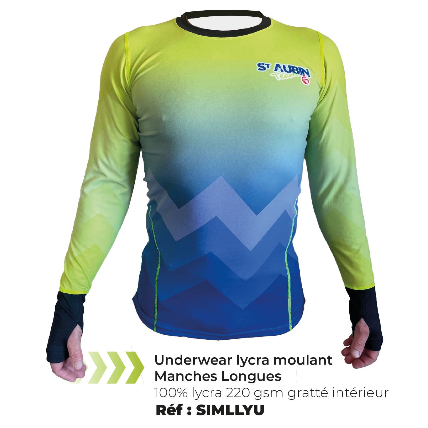 Underwear-running-cyou-manches longues