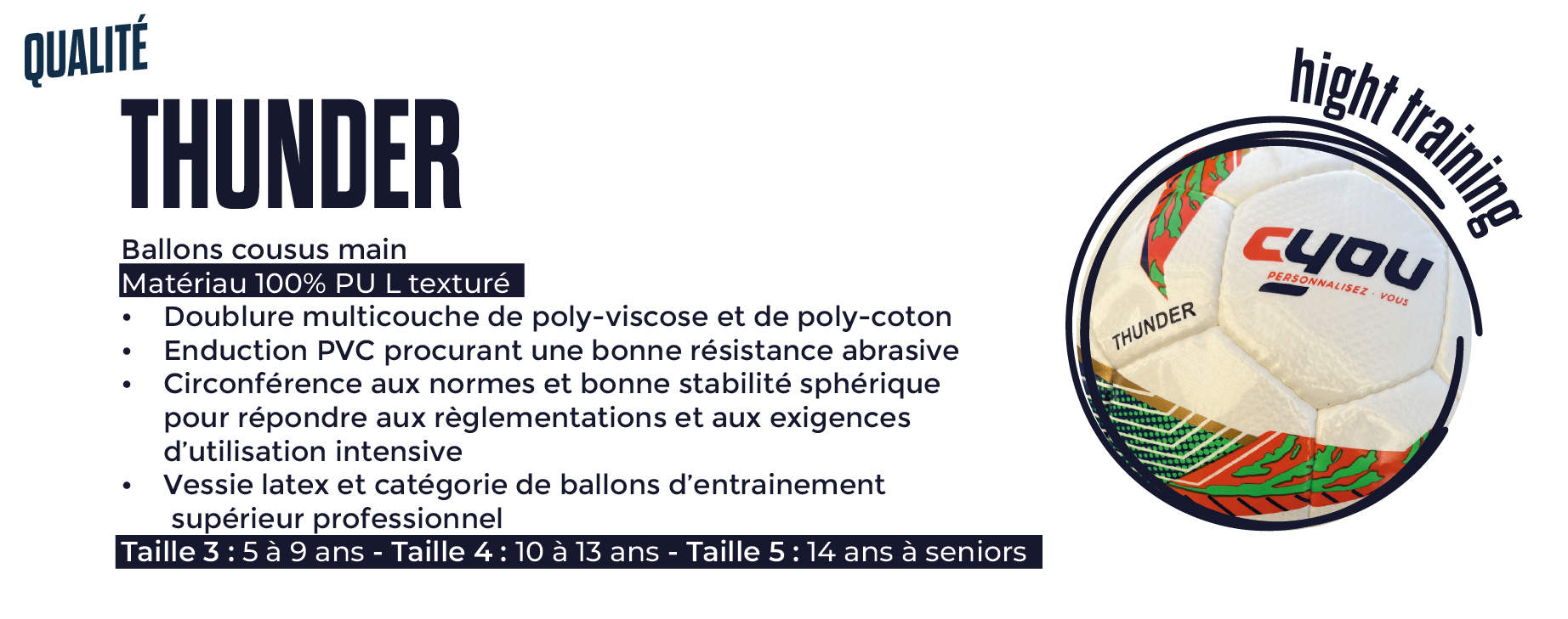 Vignette Ballon qualité THUNDER